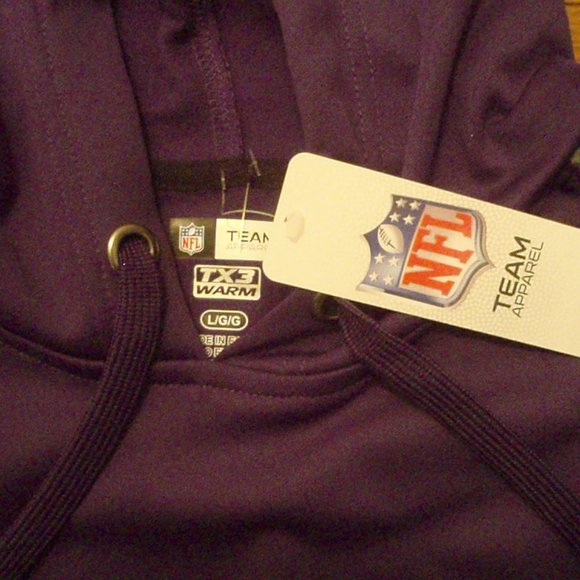 Ravens NFL TA TX3 Warm Purple Hoodie Sweatshirt - Picture 3 of 6